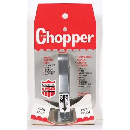 Harolds Kitchen TE-60 3 in. Kitchen Chopper Stainless Steel 67296